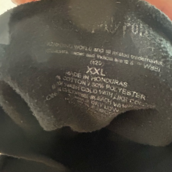 Harry Potter Hogwarts Hoodie XXL | Black Oversized Spellout Crest - Picture 3 of 6